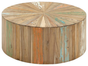 The original reclaimed wood coffee table as pictured on Houzz.